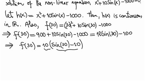 if f(x) = x^2 +10 sin x, show that there is a number c such that f (c ...